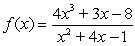 Determine the equation of the slant asymptote of   . A)    B)    C)    D)   