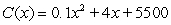 Determine the level of production that minimizes the average cost if the cost function is   . Round answer to nearest whole number. A)  20 units B)  235 units C)  183 units D)  95 units