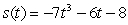 Using the position function   , find the acceleration function. A)    B)    C)    D)   