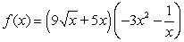 Find the derivative of   . A)    B)    C)    D)   