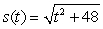 Use the position function   meters to find the velocity at t = 4 seconds. A)  8 m/s B)    m/s C)    m/s D)    m/s