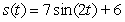 Use the position function   meters to find the velocity at t = 4 seconds. (Round answer to 2 decimal places.)  A)  v(4)  = 13.85 m/s B)  v(4)  = -9.15 m/s C)  v(4)  = -1.02 m/s D)  v(4)  = -2.04 m/s