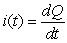 The total charge in an electrical circuit is given by   . The current is the rate of change of the charge,   . Determine the current at   (Round answer to 2 decimal places.)  A)    B)    C)    D)   