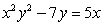 Find the derivative   implicitly.   A)    B)    C)    D)   