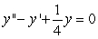 Identify the general solution of the the differential equation   . A)    B)    C)    D)   