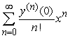 A second order differential equation can be arranged to the form   , and one can find the third and higher derivatives of y by simply differentiating this equation. Since a Taylor-series expansion of a function y(x)  is   , one can differentiate the rearranged second order differential equation to evaluate coefficients in the Taylor polynomial, if one is either given or can solve for the initial condition y(0)  and y'(0) . What is the coefficient of x<sup>4</sup> in the Taylor polynomial expansion of the solution to the equation   if the initial conditions are   ? A)    B)    C)    D)   