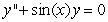 A second order differential equaiton can be arranged to the form   , and one can find the third and higher derivatives of y by simply differentiating this equation. Since a Taylor series expansion of a function y(x)  is   , one can differentiate the rearranged second order differential equation to evaluate coefficients of the Taylor polynomial, if one is either given or can solve for the initial condition y(0)  and y'(0) . What does the fourth-degree Taylor polynomial look like for the solution to the equation   if the initial conditions are   ? A)    B)    C)    D)   