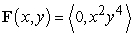 Compute the work done by the force field   along the curve C, where C is the portion of   from   to   . A)    B)    C)    D)   