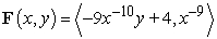 Determine whether   is conservative, and if so, find a potential function   of the vector field. A)    is conservative with   B)    is conservative with   C)    is conservative with   D)    is not conservative