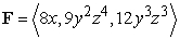 Determine whether   is conservative and/or incompressible. A)  conservative and incompressible B)  conservative and compressible C)  not conservative and incompressible D)  not conservative and compressible