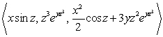 Determine whether the vector field is conservative and/or incompressible on R<sup>3</sup>.   A)  conservative and not incompressible B)  conservative and incompressible C)  incompressible and not conservative D)  neither incompressible nor conservative