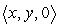 Find the flux of   across the portion of   below   A)    B)    C)    D)   