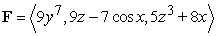 Use the Divergence Theorem to compute   for   and Q bounded by the cube   ,   and   . A)    B)  0 C)    D)   