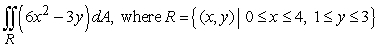 Evaluate the double integral.   A)  208 B)  304 C)  -208 D)  -304