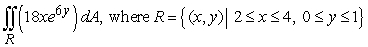 Evaluate the double integral.   A)    B)    C)    D)   
