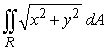 Use polar coordinates to evaluate   where R is the disk   . A)    B)    C)    D)   