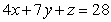 Find the surface area of the portion of the surface   in the first octant. A)    B)    C)    D)   