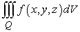 Evaluate the triple integral   .   ,   A)    B)    C)    D)   