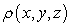 Find the mass of the solid with density   and the given shape.   A)    B)    C)    D)   