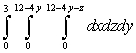 Rewrite the iterated integral by iterating in the order     A)    B)    C)    D)   