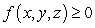 A function   is a pdf on the three-dimensional region Q if   for all   in Q and   . Find k such that   is a pdf on the region bounded by z = 0, z = 3, x = 0, x = 2, y - z = 0 , and y - z = 3. A)    B)    C)    D)   
