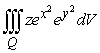 Using an appropriate coordinate system, evaluate the integral   where Q is the region inside the cylinder   and between the planes   and   . A)    B)    C)    D)   