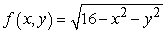 Describe the range of the function.   A)    B)    C)    D)   