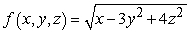 Determine all points at which the given function is continuous.   A)    B)    C)    D)   