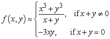 Determine all points at which the given function is continuous.   A)    B)    C)    D)   