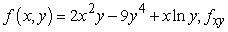 Find the indicated partial derivative.   A)    B)    C)    D)   