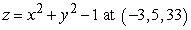 Find an equation for the tangent plane at the given point.   A)    B)    C)    D)   
