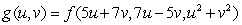 State the chain rule for finding   for the general composite function involving     A)    B)    C)    D)   
