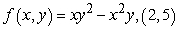 Find the direction of maximum change of f at the given point.   A)  in the direction of   B)  in the direction of   C)  in the direction of   D)  in the direction of  