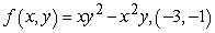 Find the value of the maximum rate of change of f at the given point.   A)  0 B)  8 C)    D)  4