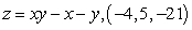 Find an equation of the tangent plane to the surface at the given point.   A)    B)    C)    D)   