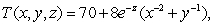 If the temperature at the point   is given by   find the direction from the point   in which the temperature decreases most rapidly. A)    B)    C)    D)   