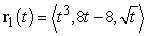 Phillip claims that the trajectory   for   is identical to the trajectory   for   , where t represents time. Sharon suggests that Phillip's claim is not necessarily true. Who is correct and why?