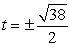 <strong>Find t such that and are perpendicular. </strong> A) B) t = 0 C) D) The vectors and are not perpendicular for any value of t.