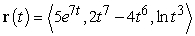 Find the velocity function for the given position function.   A)    B)    C)    D)   