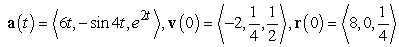 Find the position function from the given acceleration function.   A)    B)    C)    D)   