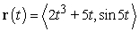 Find the force acting on an object of mass 12 kg with the given position function (in meters and seconds) .   A)    B)    C)    D)   