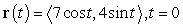Find the osculating circle at the given point.   A)    B)    C)    D)   