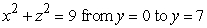 Which of the following is a parametric representation of the given surface?   A)    B)    C)    D)   