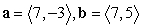 Compute 3a + 5b.   A)    B)    C)    D)   
