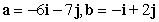 Compute ||-2a - 4b||.   A)    B)    C)    D)   
