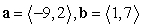 Find proj<sub>b</sub><sub> </sub>a for the given vectors.   A)    B)    C)    D)   