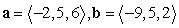 Find comp<sub>b</sub><sub> </sub>a for the given vectors.   A)    B)    C)    D)   