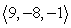 Find an equation of the given plane. The plane containing the point   with normal vector   A)  -5x - 3y + 9z = -30 B)  9x - 8y - z = 0 C)  9x - 8y - z = -30 D)  9x - 8y - z = 1