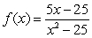 Find all discontinuities.   For each discontinuity that is removable, define a new function that removes the discontinuity.