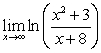 Determine the limit (answer as appropriate, with a number,     or does not exist) .   A)    B)    C)    D)  does not exist